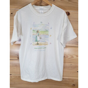 VTG Anne of Green Gables At The Sea Shore T-Shirt Adult Large Art Tee Official